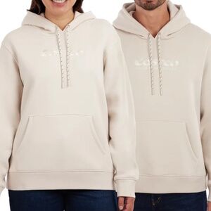 Costco Unisex logo Hoodie - Cream Color - NWT